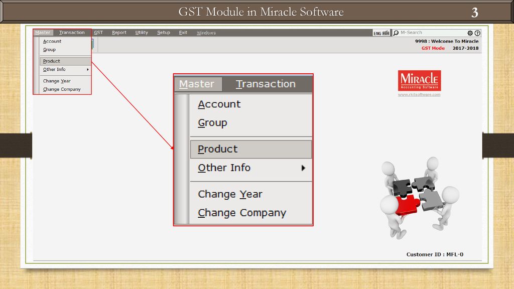 GST Module in Miracle Software