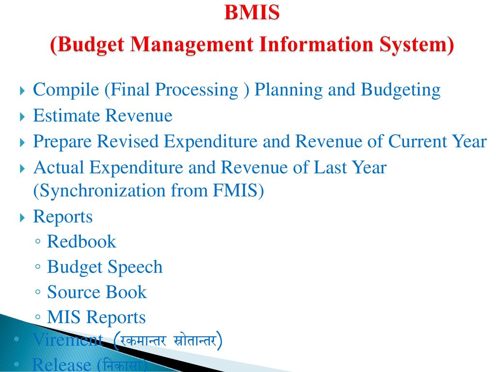 BMIS (Budget Management Information System)